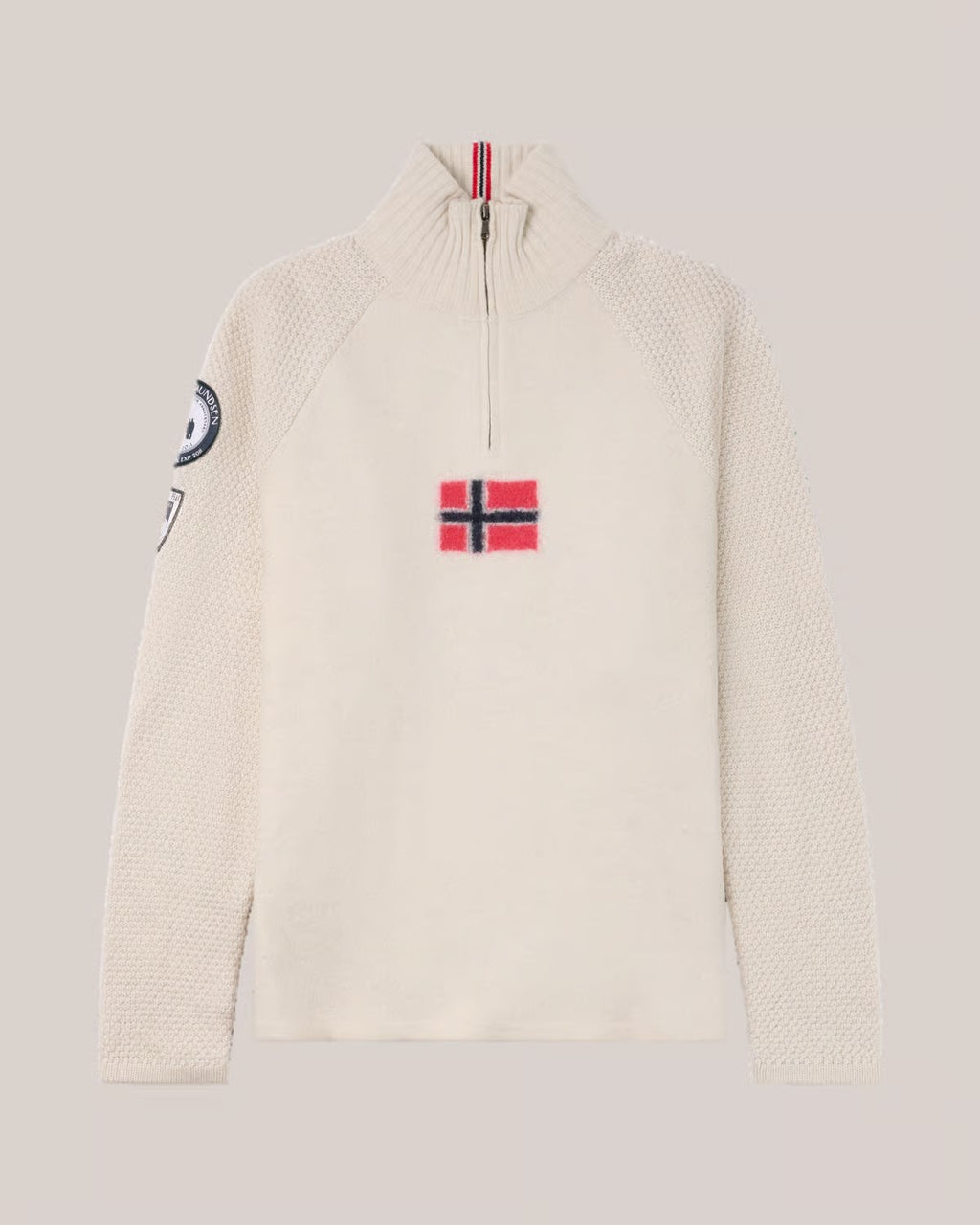 AMUNDSEN BOILED SKI SWEATER MENS W/FLAG