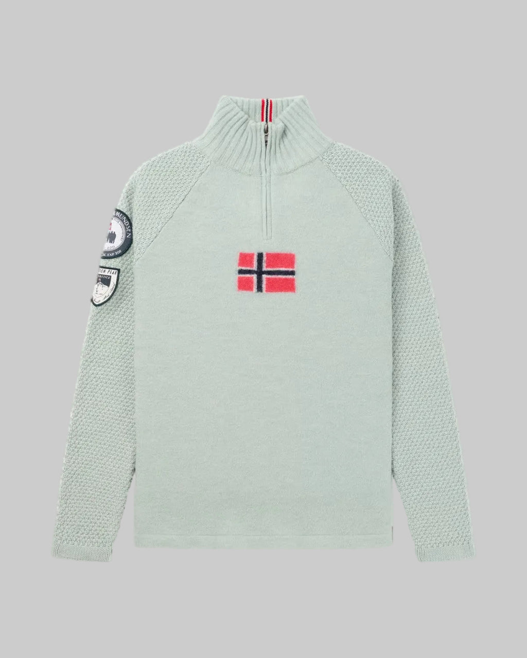 AMUNDSEN BOLIED SKI SWEATER WOMENS W/FLAG