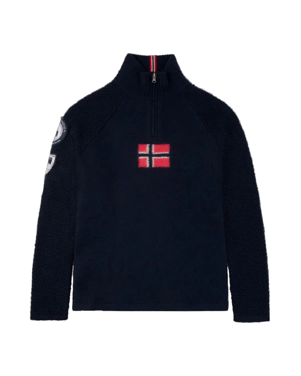 AMUNDSEN BOLIED SKI SWEATER WOMENS W/FLAG