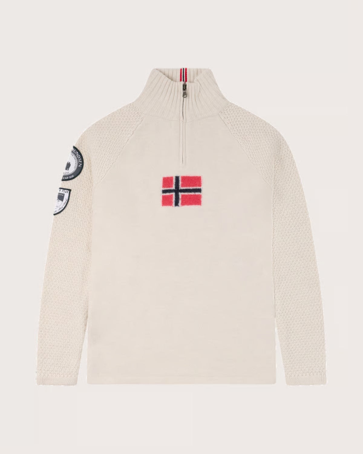 AMUNDSEN BOLIED SKI SWEATER WOMENS W/FLAG