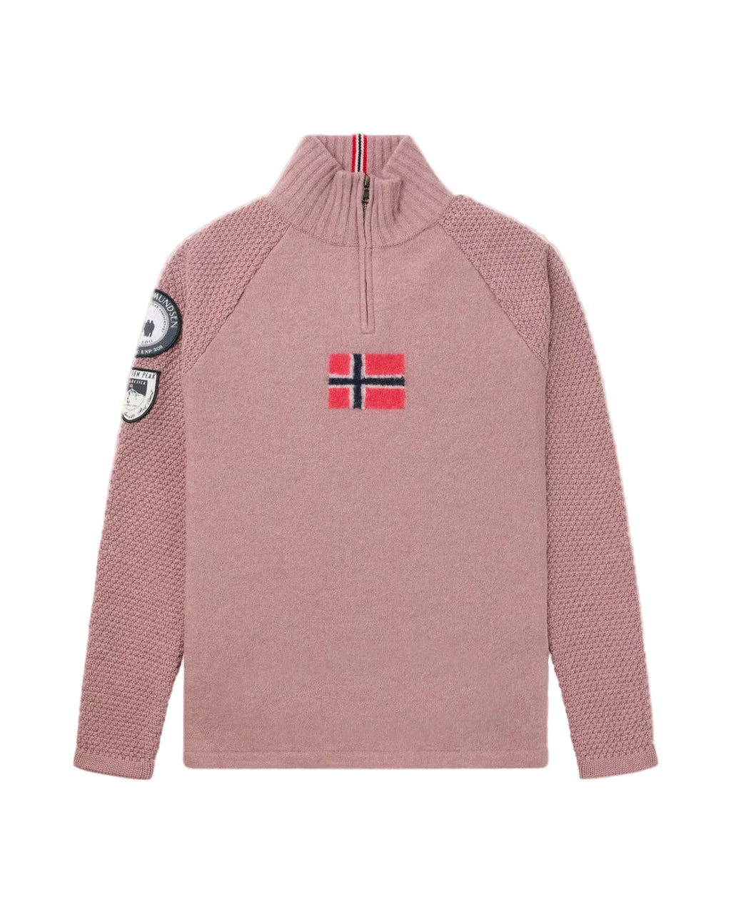 AMUNDSEN BOLIED SKI SWEATER WOMENS W/FLAG