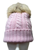 MARK MILLER WOMENS CHUNKY CABLE CASHMERE HAT