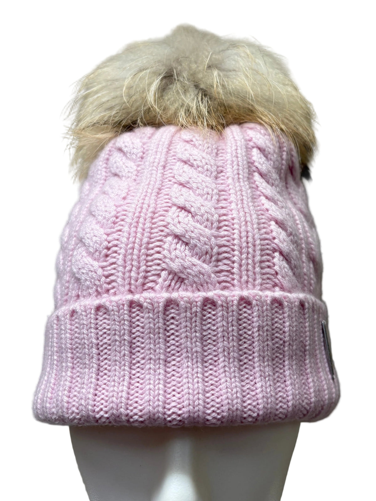 MARK MILLER WOMENS CHUNKY CABLE CASHMERE HAT