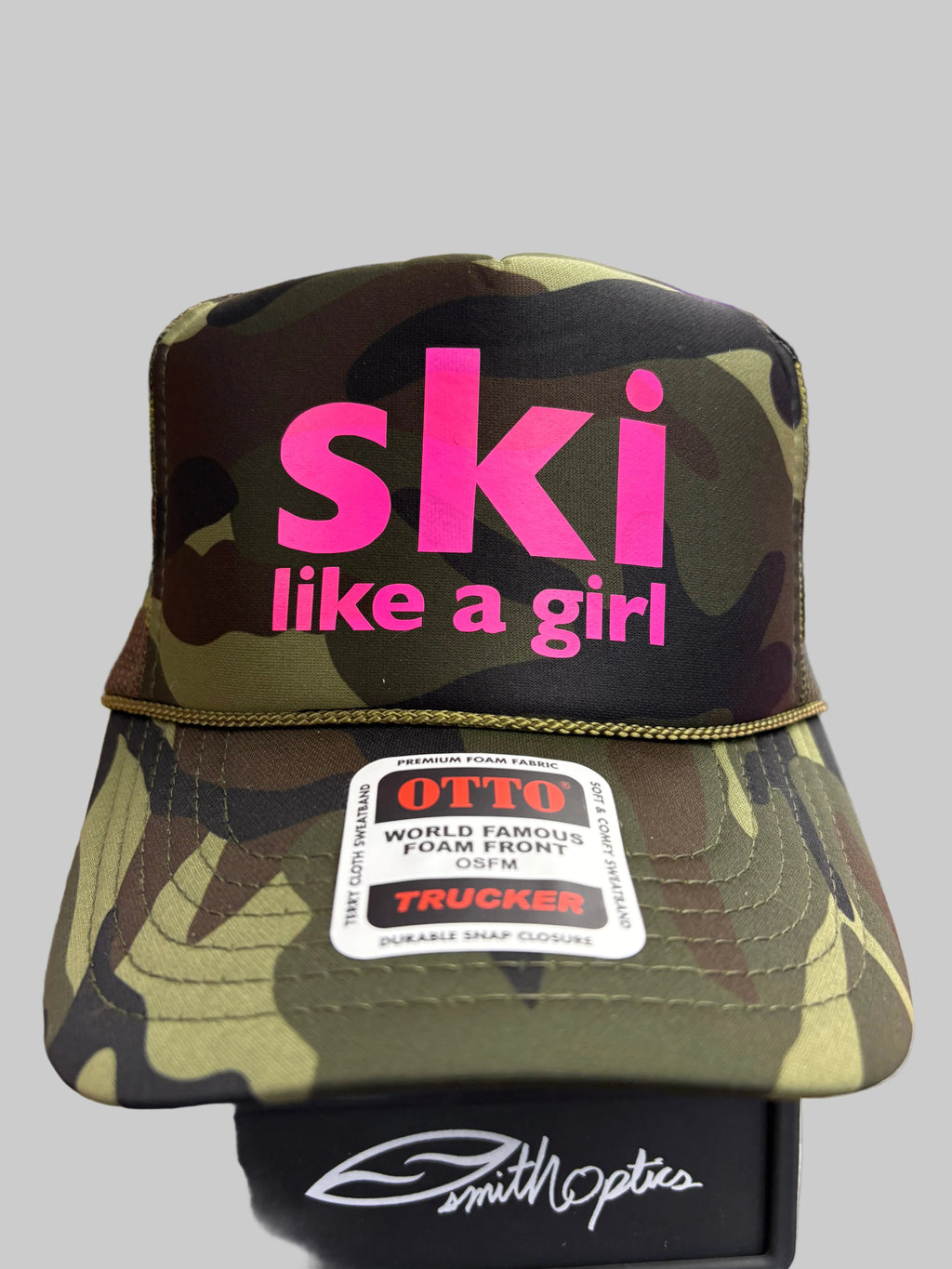 HOT VINYL SKI LIKE A GIRL TRUCKER