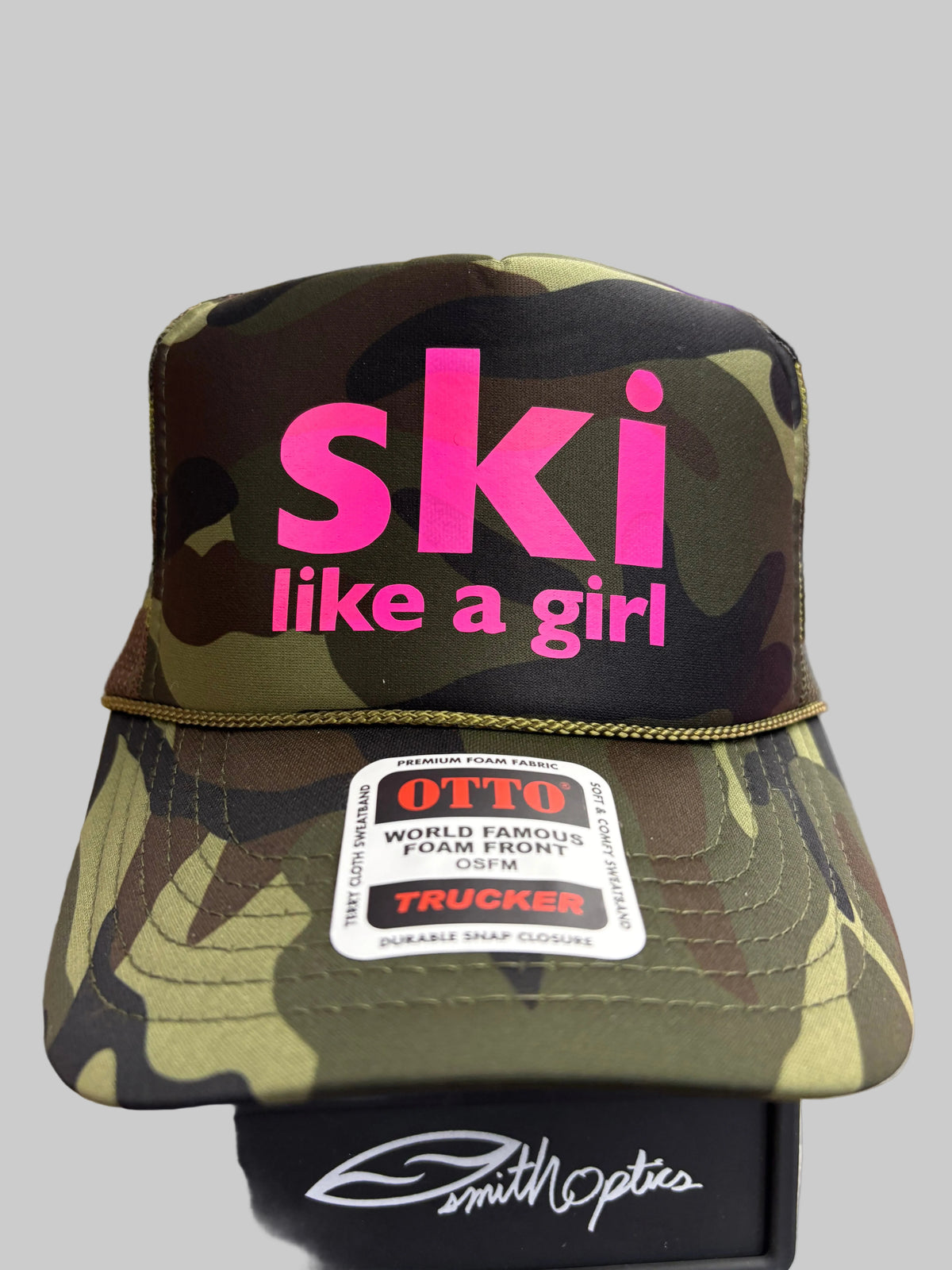 HOT VINYL SKI LIKE A GIRL TRUCKER