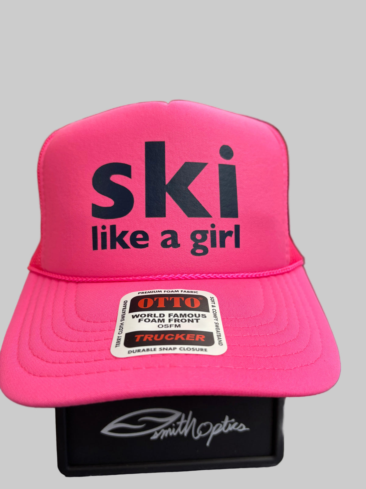 HOT VINYL SKI LIKE A GIRL TRUCKER