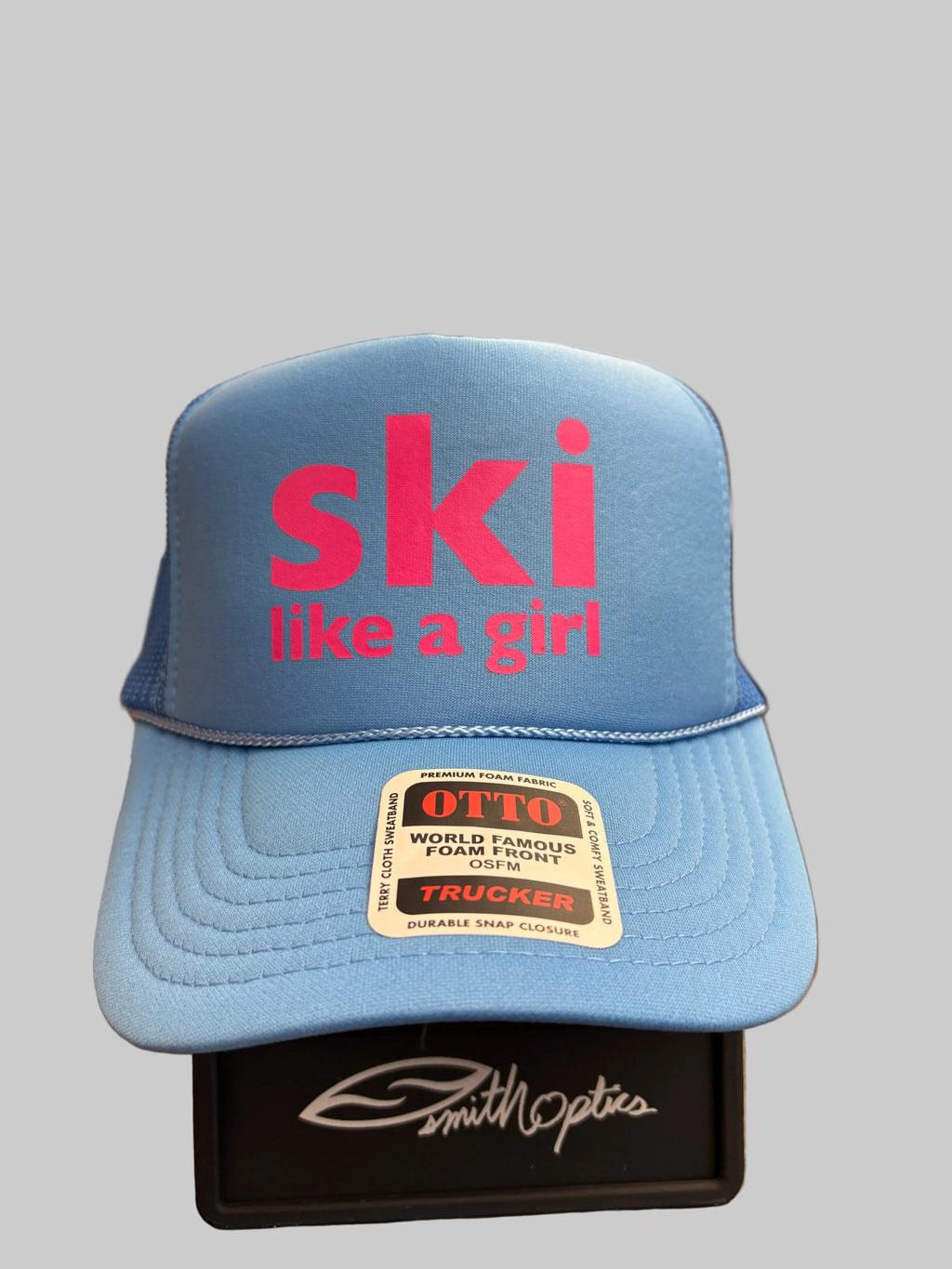 HOT VINYL SKI LIKE A GIRL TRUCKER