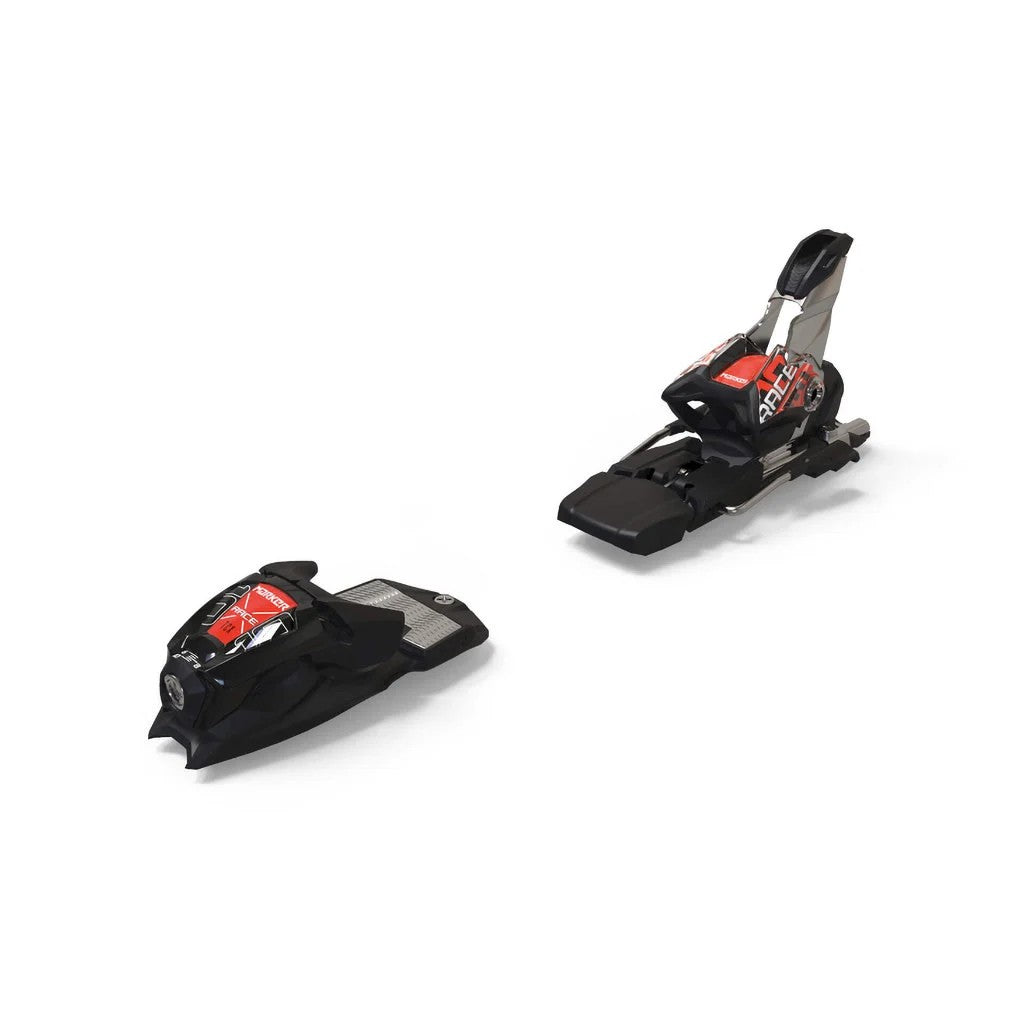MARKER RACE 10 TCX BINDING-BLK/FLO-RED