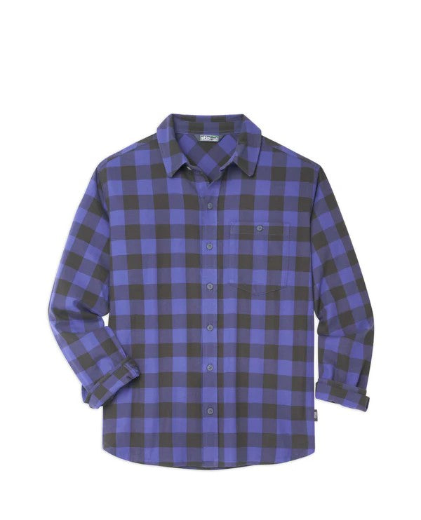 Stio Mens Miter Stretch Lightweight Flannel Shirt