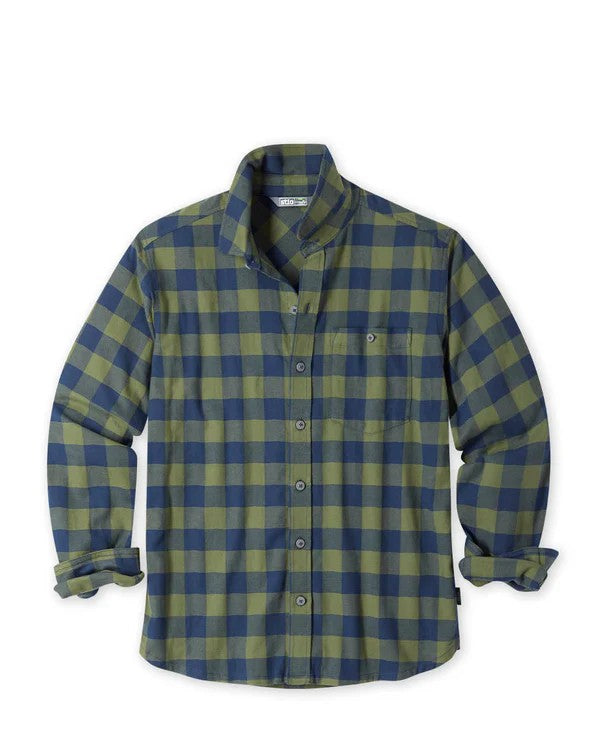 Stio Mens Miter Stretch Lightweight Flannel Shirt