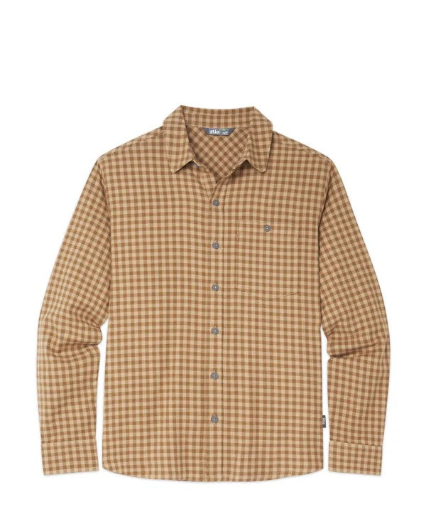 Mens Miter Stretch Lightweight Flannel Shirt