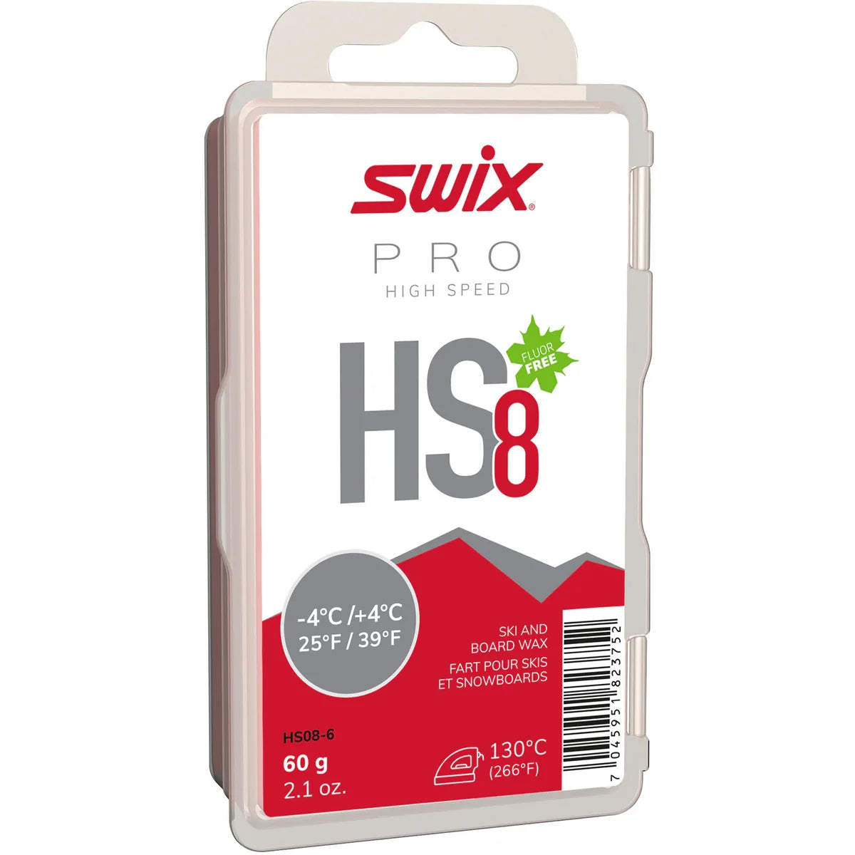 SWIX HS8 Red -4°C/+4°C, 60g