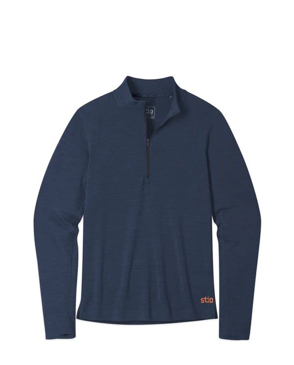 Stio Mens Basis PeakWool Lightweight Half Zip