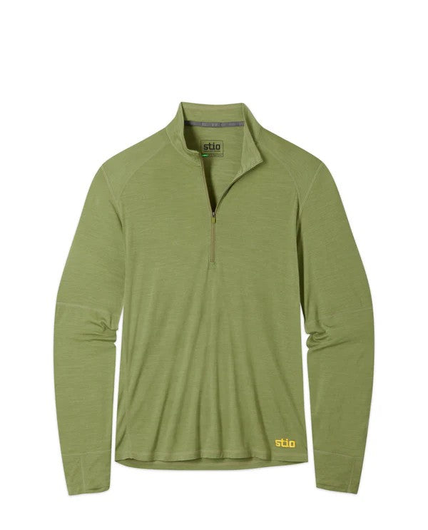 Stio Mens Basis PeakWool Lightweight Half Zip