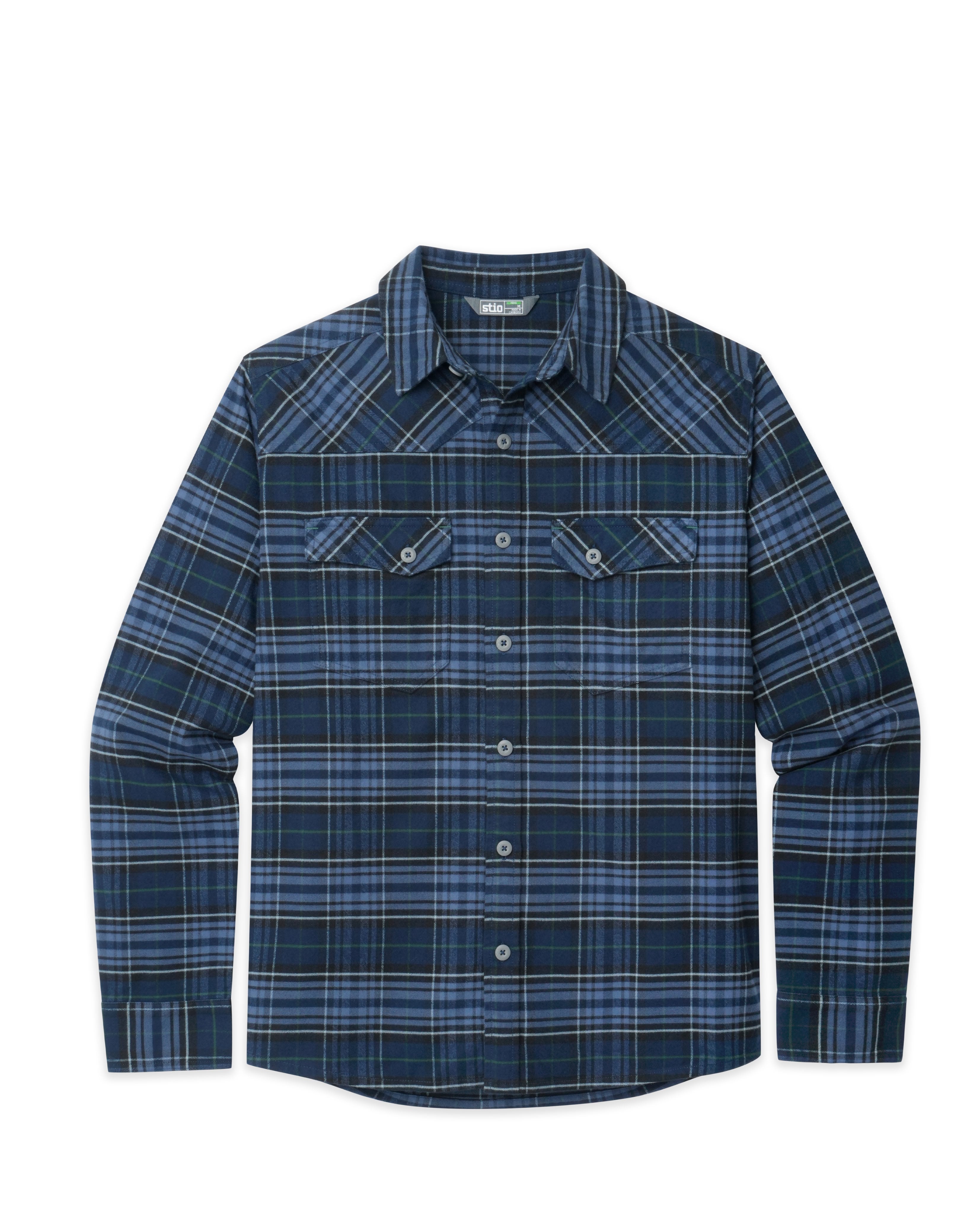 Stio Mens Junction Midweight Flannel Shirt