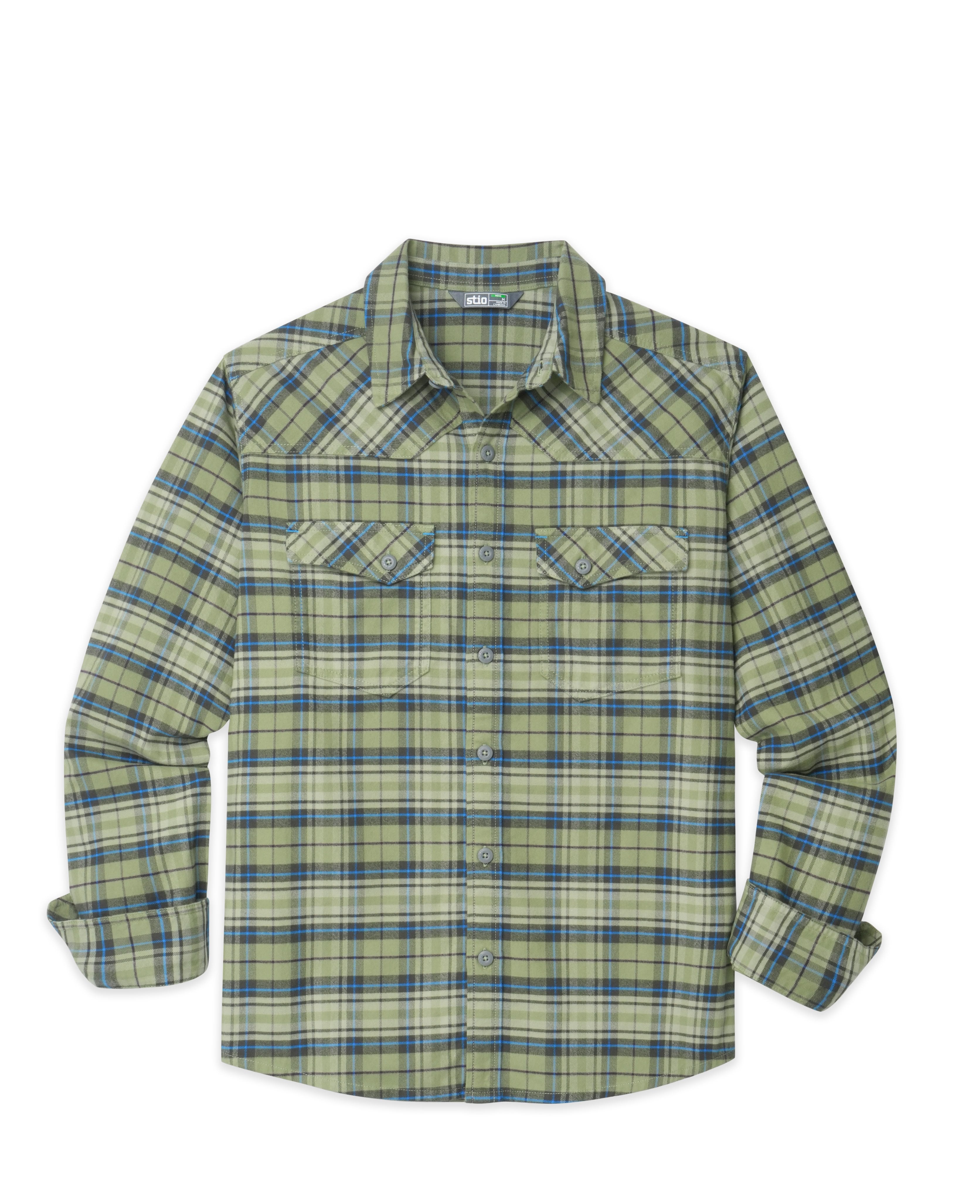 Stio Mens Junction Midweight Flannel Shirt