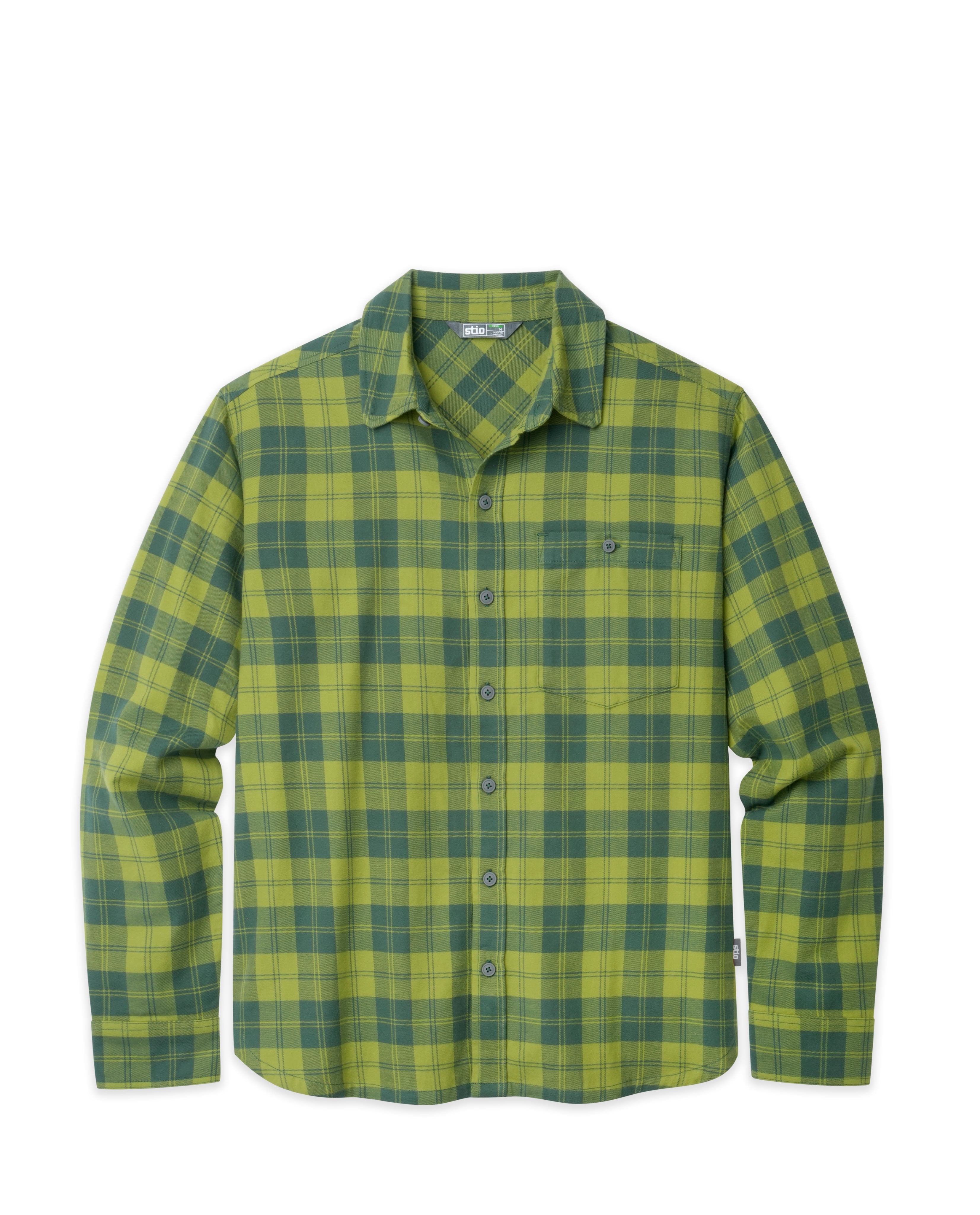 Stio Mens Miter Stretch Lightweight Flannel Shirt
