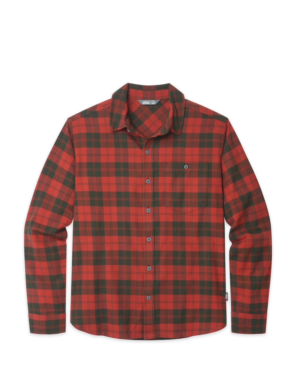 Stio Mens Miter Stretch Lightweight Flannel Shirt