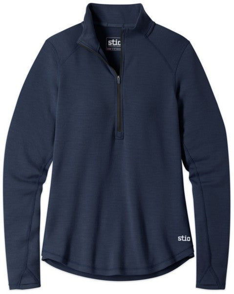 Stio Womens Basis PeakWool Midweight Half Zip
