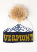 4T2D VERMONT CUFFED FAUX FUR POM